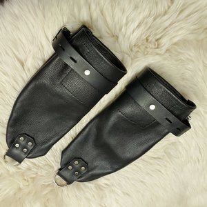 Genuine Leather Bondage Mittens Mitts Restraints